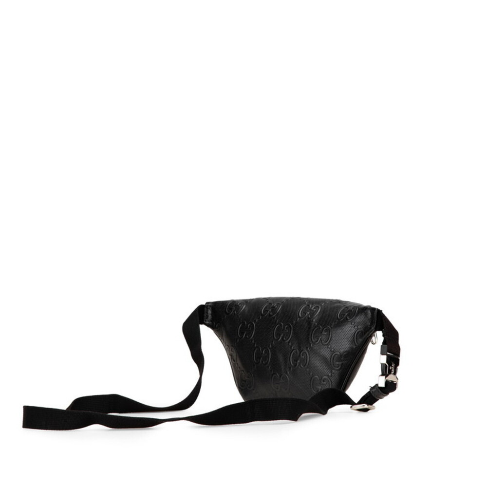 GUCCI Authentic Black Leather Fanny Pack - Picture 2 of 10
